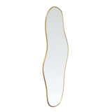 Vidaxl wandspiegel 100x45 cm goudkleurig