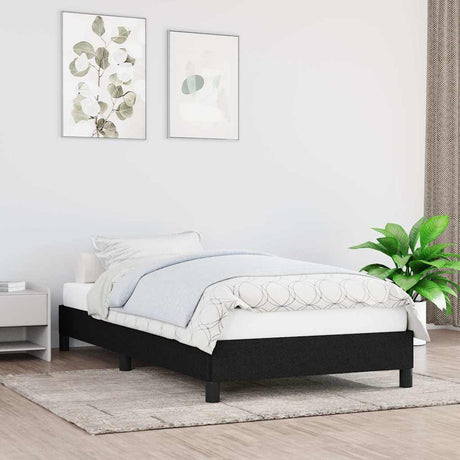 Vidaxl bedframe zonder matras 80x200 cm stof zwart
