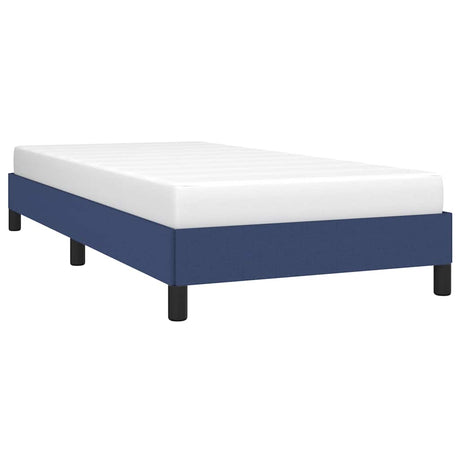 Vidaxl bedframe zonder matras 90x190 cm stof blauw
