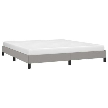 Vidaxl bedframe zonder matras stof lichtgrijs 180x200 cm