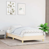 Vidaxl bedframe zonder matras 80x200 cm stof crèmekleurig