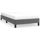 Vidaxl bedframe kunstleer grijs 90x190 cm
