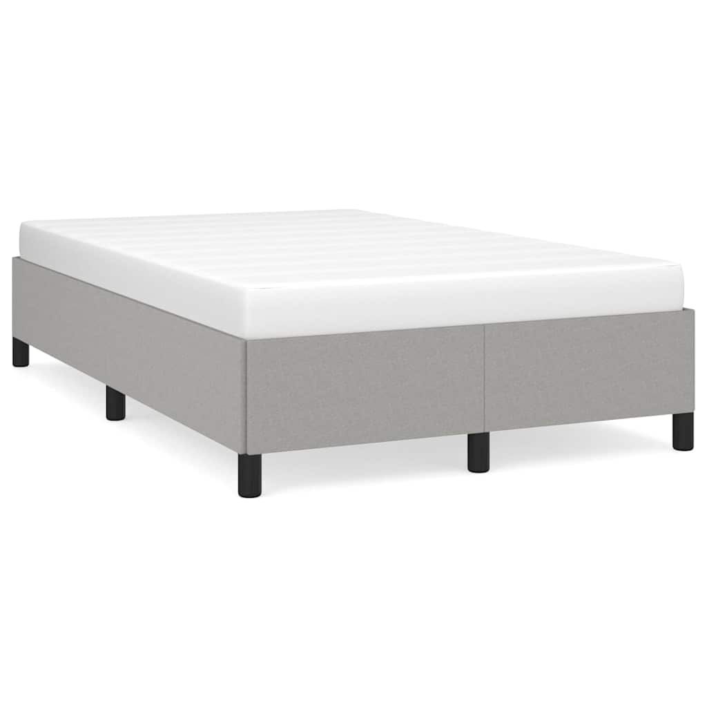 Vidaxl bedframe zonder matras 120x200 cm stof lichtgrijs