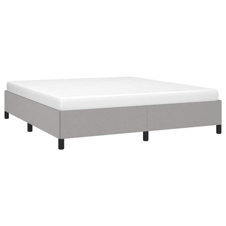 Vidaxl bedframe zonder matras stof lichtgrijs 180x200 cm