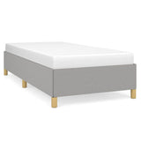 Vidaxl bedframe zonder matras 90x190 cm stof lichtgrijs