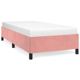 Vidaxl bedframe fluweel roze 80x200 cm