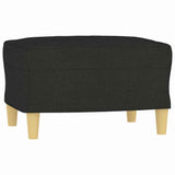 Vidaxl voetenbank 60x50x41 cm stof zwart