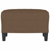 Vidaxl voetenbank 60x50x41 cm stof bruin