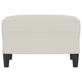 Vidaxl voetenbank 60x50x41 cm fluweel crèmekleurig