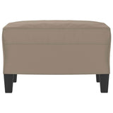 Vidaxl voetenbank 60x50x41 cm microvezelstof taupe