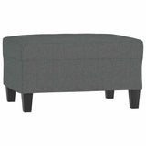Vidaxl voetenbank 70x55x41 cm stof donkergrijs
