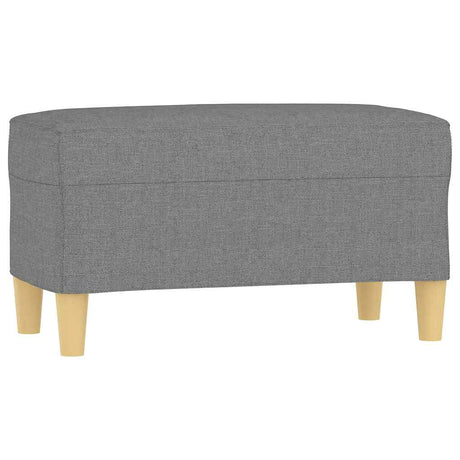 Vidaxl bankje 70x35x41 cm stof donkergrijs
