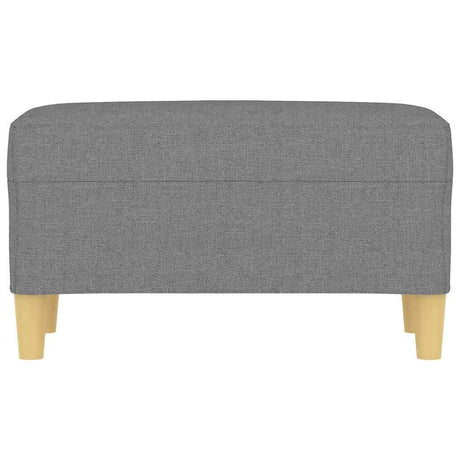 Vidaxl bankje 70x35x41 cm stof donkergrijs
