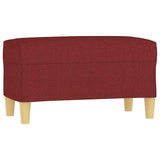 Vidaxl bankje 70x35x41 cm stof wijnrood