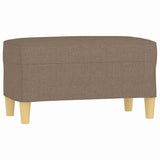 Vidaxl bankje 70x35x41 cm stof taupe