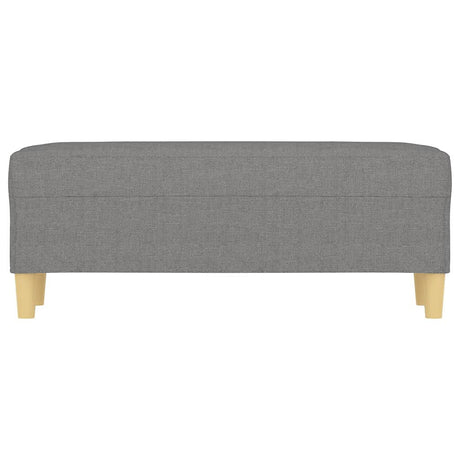 Vidaxl bankje 100x35x41 cm stof donkergrijs
