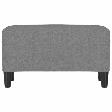 Vidaxl bankje 70x35x41 cm stof donkergrijs