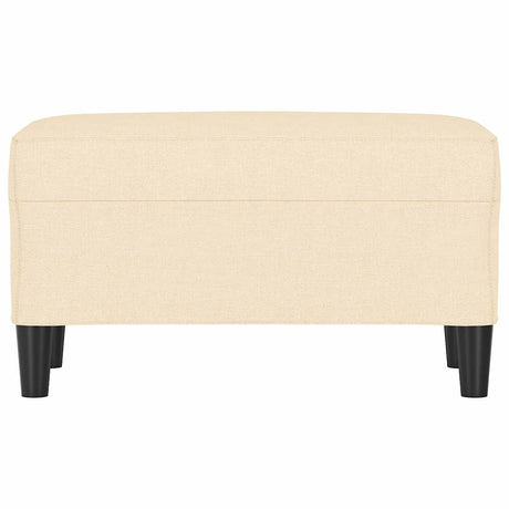 Vidaxl bankje 70x35x41 cm stof crèmekleurig