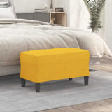 Vidaxl bankje 70x35x41 cm stof lichtgeel