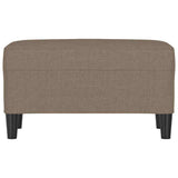 Vidaxl bankje 70x35x41 cm stof taupe
