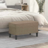 Vidaxl bankje 70x35x41 cm stof taupe