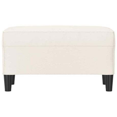 Vidaxl bankje 70x35x41 cm kunstleer crèmekleurig