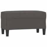 Vidaxl bankje 70x35x41 cm kunstleer grijs