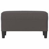 Vidaxl bankje 70x35x41 cm kunstleer grijs