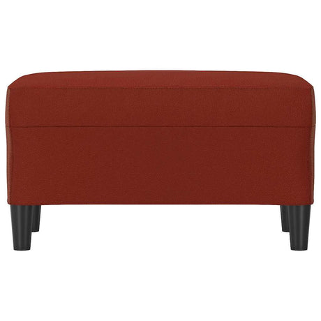 Vidaxl bankje 70x35x41 cm kunstleer wijnrood