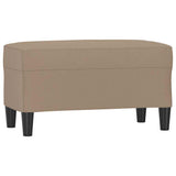Vidaxl bankje 70x35x41 cm kunstleer cappuccinokleurig