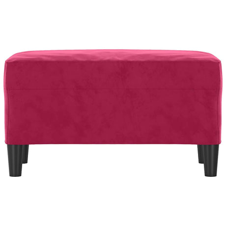 Vidaxl bankje 70x35x41 cm fluweel wijnrood