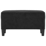 Vidaxl bankje 70x35x41 cm fluweel zwart