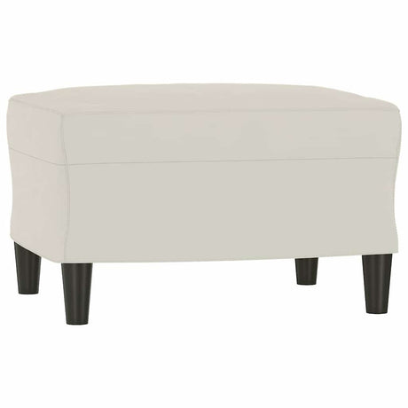 Vidaxl bankje 70x35x41 cm fluweel crèmekleurig