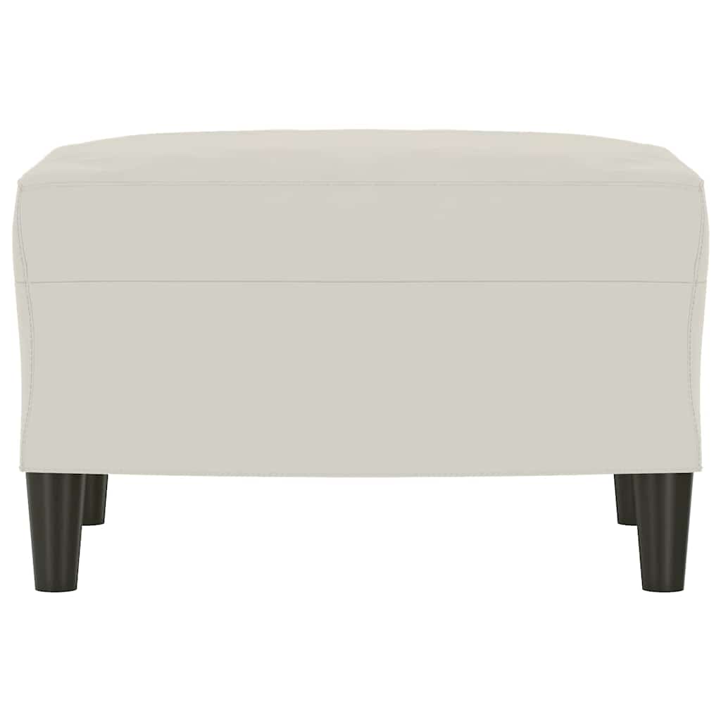 Vidaxl bankje 70x35x41 cm fluweel crèmekleurig