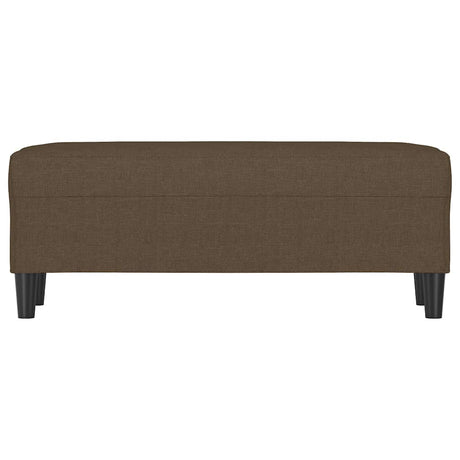 Vidaxl bankje 100x35x41 cm stof bruin