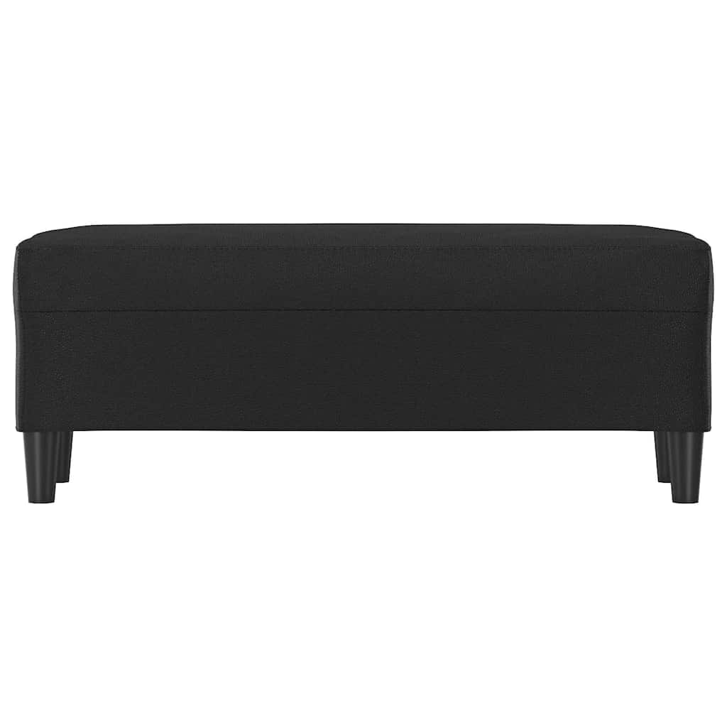 Vidaxl bankje 100x35x41 cm kunstleer zwart