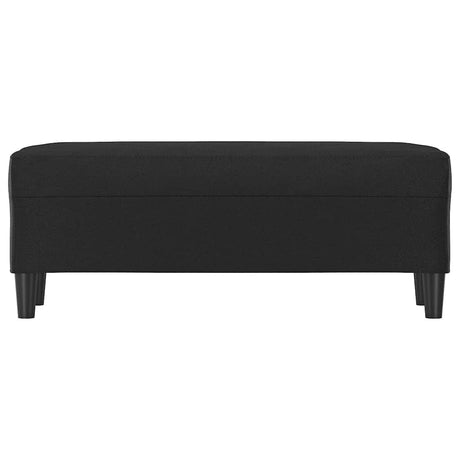Vidaxl bankje 100x35x41 cm kunstleer zwart