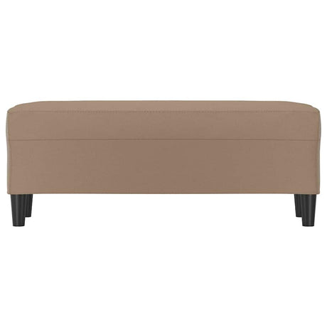 Vidaxl bankje 100x35x41 cm kunstleer cappuccinokleurig