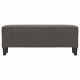 Vidaxl bankje 100x35x41 cm fluweel donkergrijs