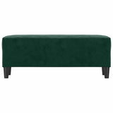 Vidaxl bankje 100x35x41 cm fluweel donkergroen