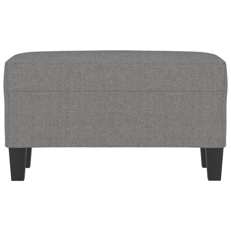 Vidaxl bankje 70x35x41 cm stof donkergrijs