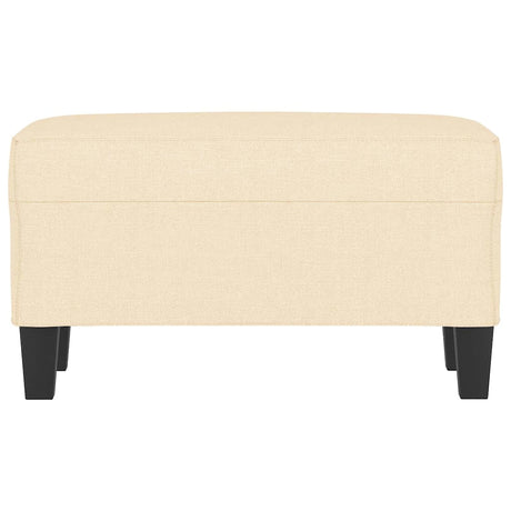 Vidaxl bankje 70x35x41 cm stof crèmekleurig