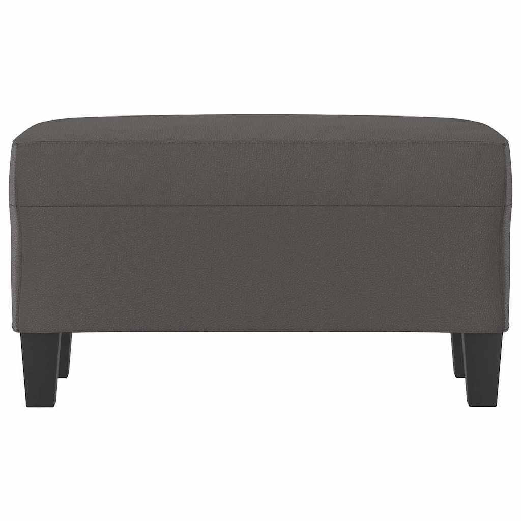 Vidaxl bankje 70x35x41 cm kunstleer grijs