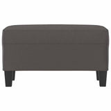 Vidaxl bankje 70x35x41 cm kunstleer grijs
