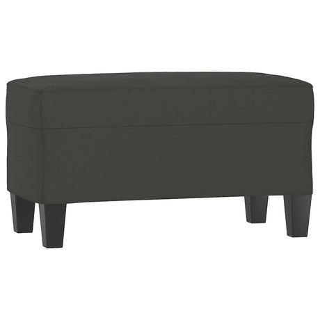 Vidaxl bankje 70x35x41 cm microvezelstof donkergrijs