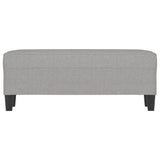 Vidaxl bankje 100x35x41 cm stof lichtgrijs
