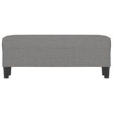 Vidaxl bankje 100x35x41 cm stof donkergrijs
