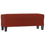 Vidaxl bankje 100x35x41 cm kunstleer wijnrood