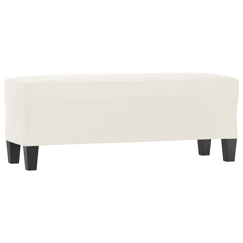 Vidaxl bankje 100x35x41 cm microvezelstof beige
