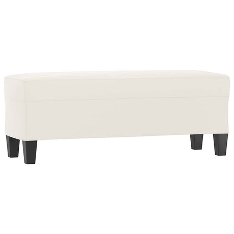 Vidaxl bankje 100x35x41 cm microvezelstof beige